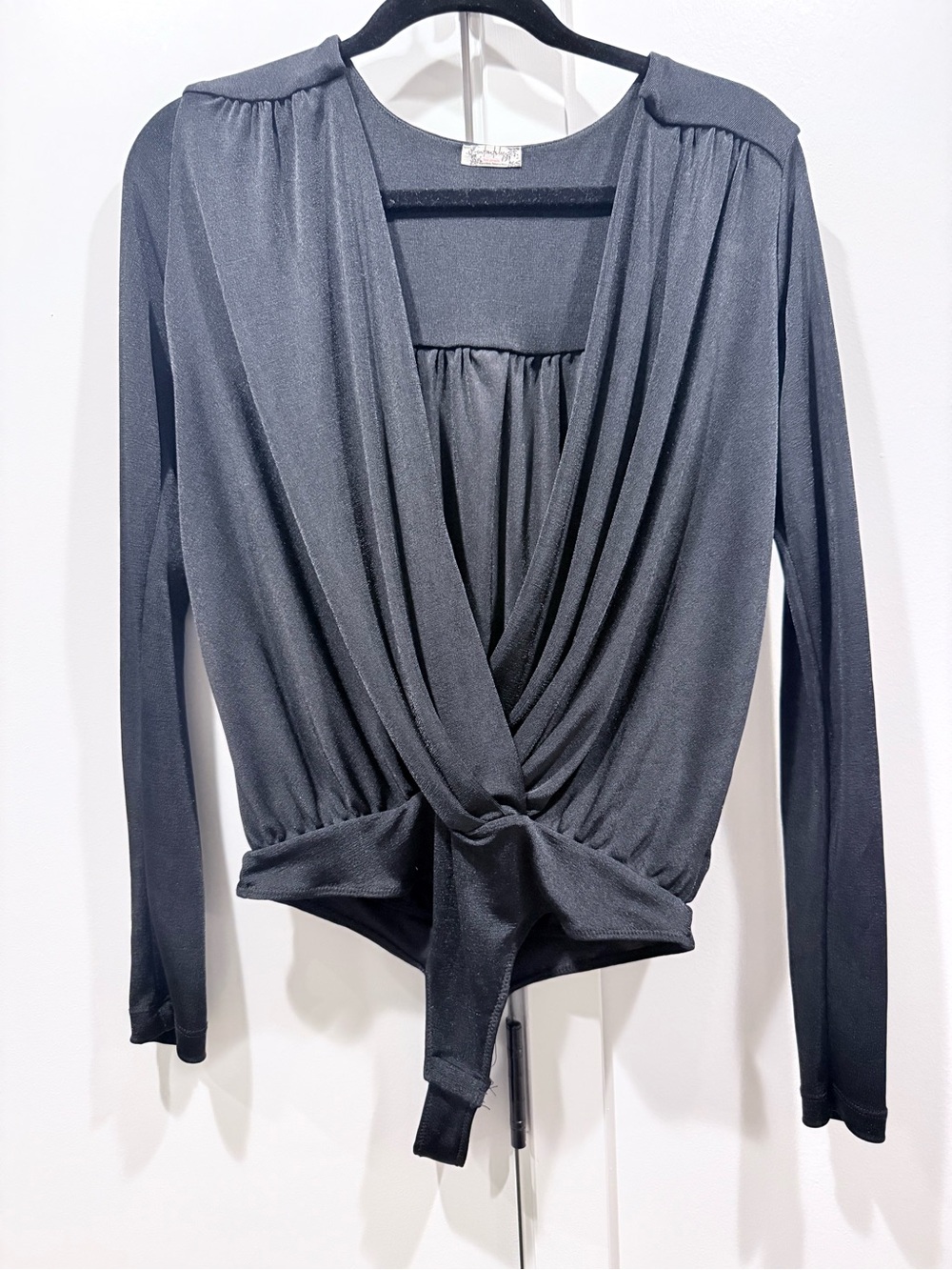 Free People Intimately Turnt bodysuit is a black - Picture 2 of 4